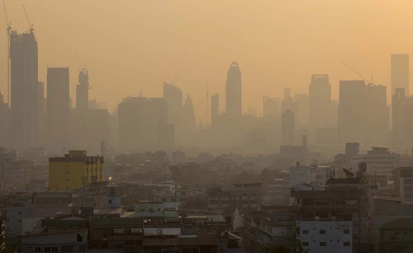 สถานการณ์ฝุ่น PM2.5 กทม. ล่าสุด ติดอันดับ 10 โลก “เมืองมลพิษสูง” 